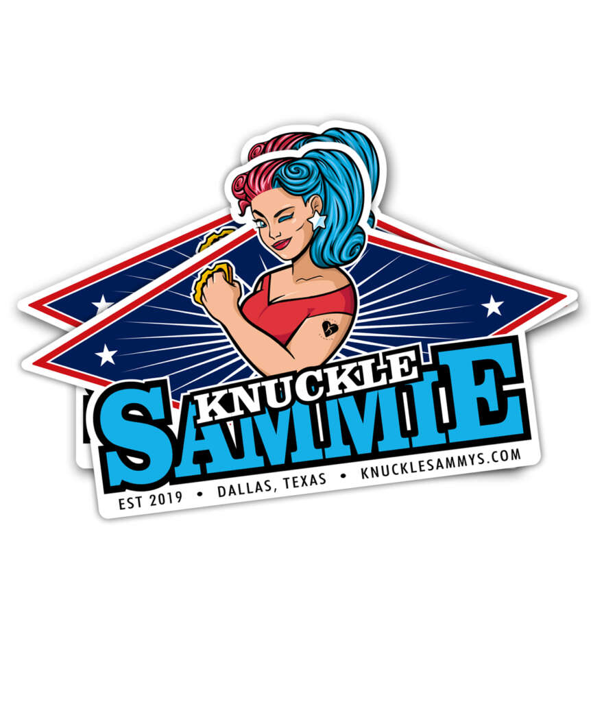 Knuckle Sammie Sticker
