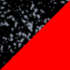 splatter black red center